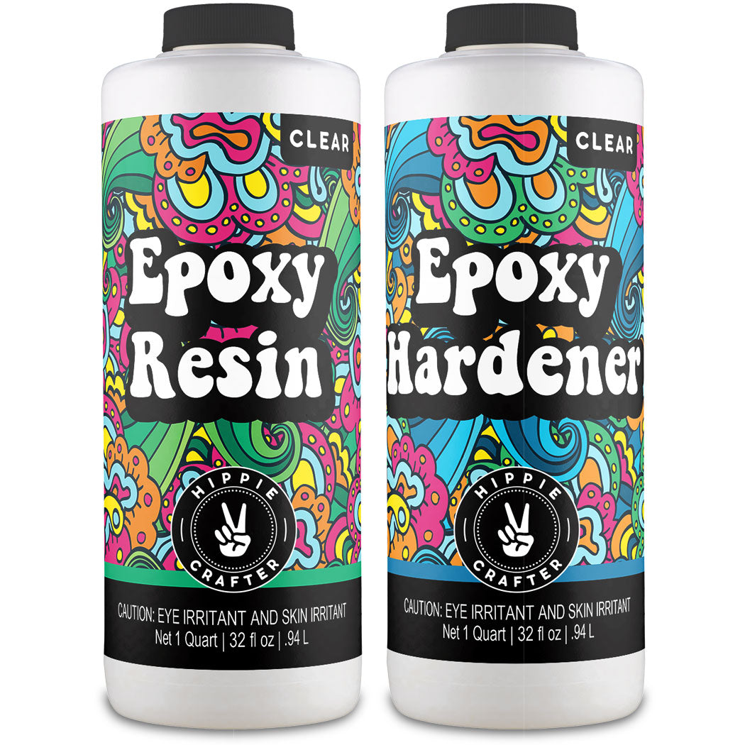 Hippie Crafter Epoxy Resin Kit 1/2 Gallon Clear